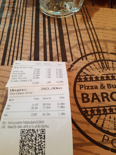 Pizzeria&burgerbar BARCODE - Gastronomija i ugostiteljstvo