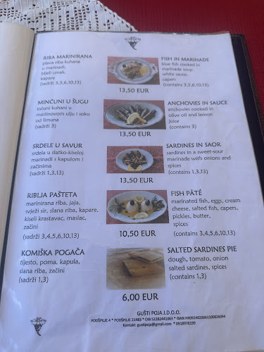 Opinii despre Konoba Gušti Poja în Podšpilje - Gastronomija i ugostiteljstvo