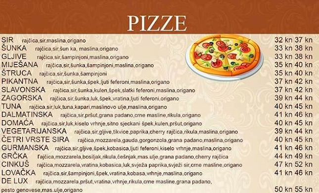 Opinii despre Klet Cinkuš în Hrvatski Leskovac - Gastronomija i ugostiteljstvo