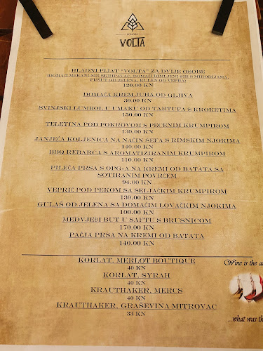 Opinii despre Konoba Volta în Fužine - Gastronomija i ugostiteljstvo