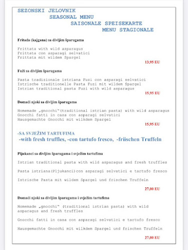 Opinii despre Tartufo Vero Restaurant “Stara Ostarija” Buzet în Buzet - Gastronomija i ugostiteljstvo