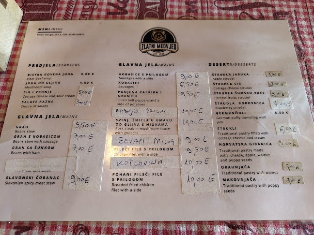 Comentarii opinii despre Restoran Zlatni Medvjed