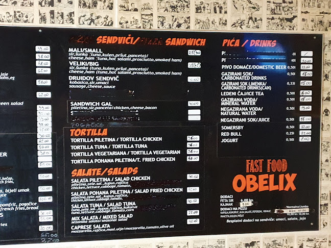 Opinii despre Fast Food Obelix în Trogir - Gastronomija i ugostiteljstvo