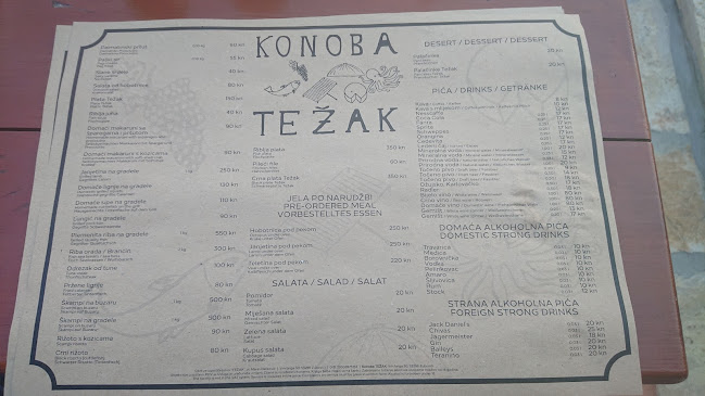Opinii despre KONOBA TEŽAK în Metajna - Gastronomija i ugostiteljstvo
