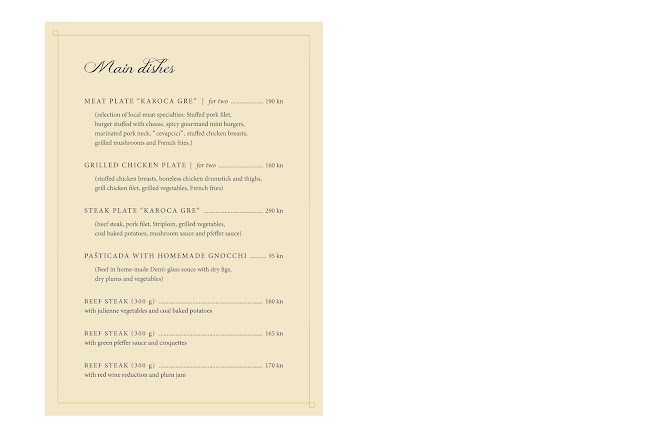 Restaurant zadar Karoca Gre