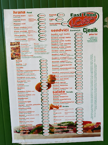 Fast Food Lozo - Gastronomija i ugostiteljstvo