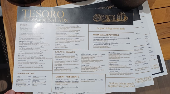 Opinii despre Tesoro pizzeria în Korčula - Gastronomija i ugostiteljstvo