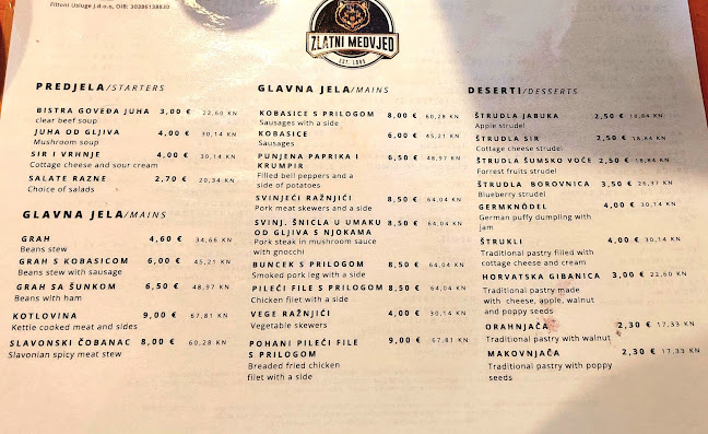 Restoran Zlatni Medvjed