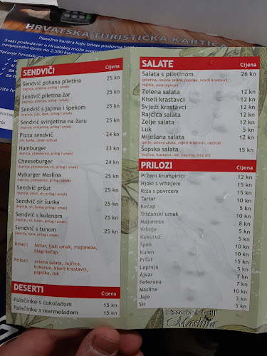 Opinii despre Pizzeria Maslina în Bjelovar - Gastronomija i ugostiteljstvo