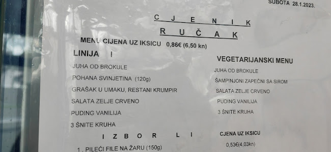 Studentski restoran Cvjetno naselje - Zagreb
