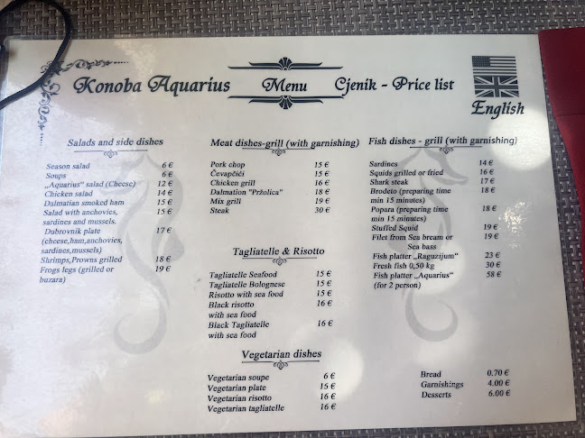 Opinii despre Konoba Aquarius în Dubrovnik - Gastronomija i ugostiteljstvo