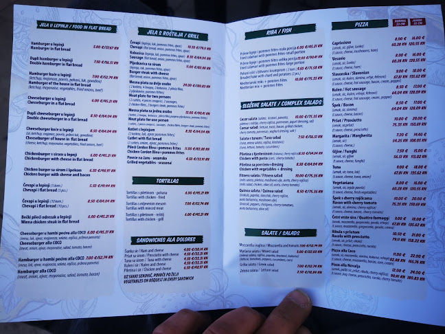 Opinii despre Pizza Cut Sandwich Bar COCO în Novalja - Gastronomija i ugostiteljstvo