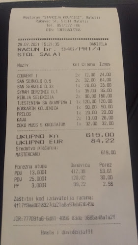 Restaurant Stancija Kovacici