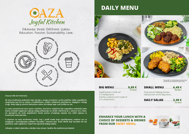 OAZA Joyful Kitchen - Gastronomija i ugostiteljstvo