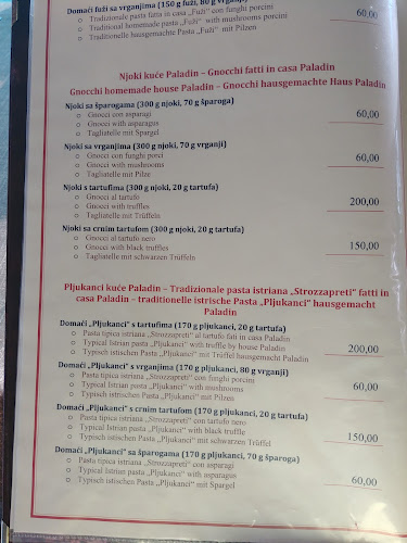 Konoba Paladin - Ristorante tartufo - Gastronomija i ugostiteljstvo