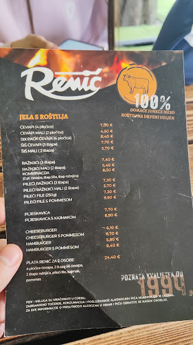 Comentarii opinii despre Renić Grill