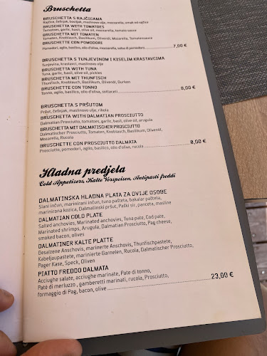 Opinii despre Restoran "Il Padrino" în Zadar - Gastronomija i ugostiteljstvo