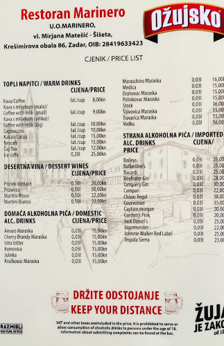 Restoran Marinero Zadar