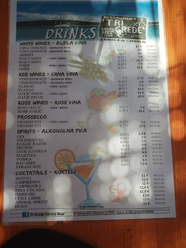 Tri Grede - Gastronomija i ugostiteljstvo