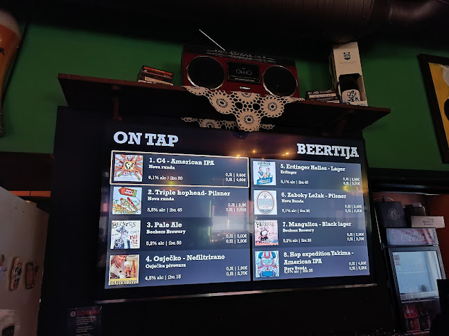 Opinii despre Beertija Osijek în Osijek - Gastronomija i ugostiteljstvo