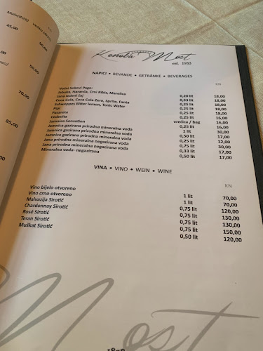 Konoba Most - Gastronomija i ugostiteljstvo