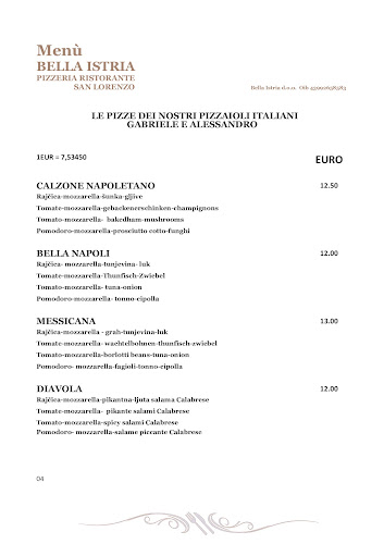 BELLA ISTRIA PIZZERIA RISTORANTE SVETI LOVREČ - Gastronomija i ugostiteljstvo